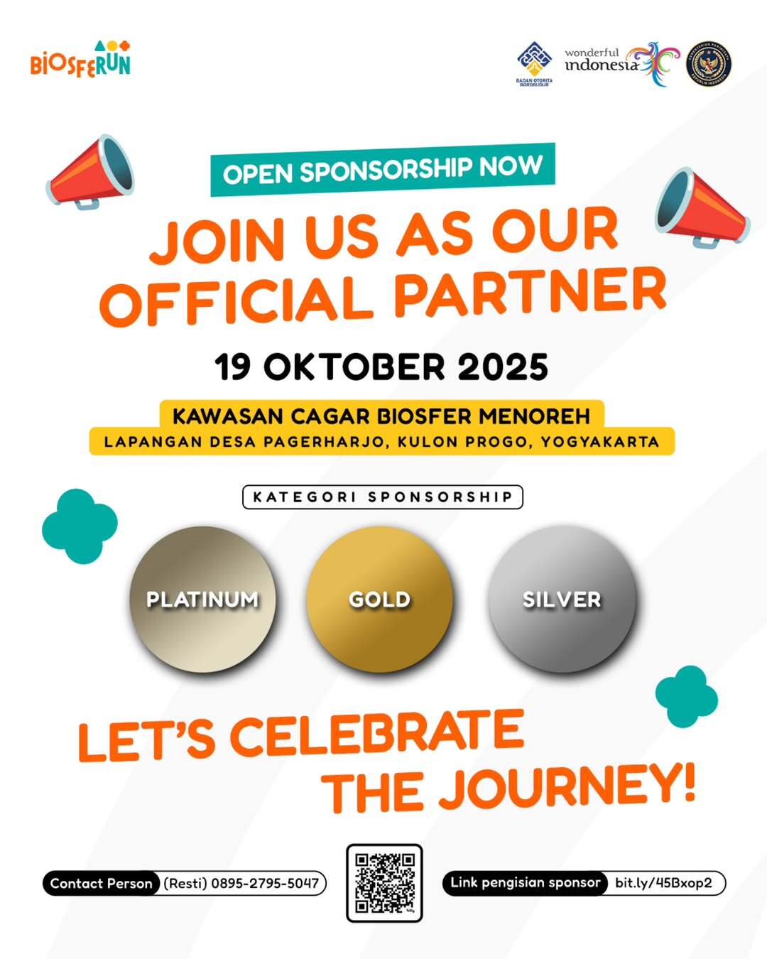 Be Part of the Journey! BiosfeRun Buka Peluang Sponsorship 