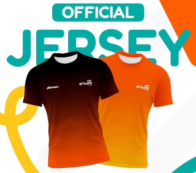 Design Yang Fresh dan Elegan, Jersey BiosfeRun 2025 Siap Temani Lari Para Peserta