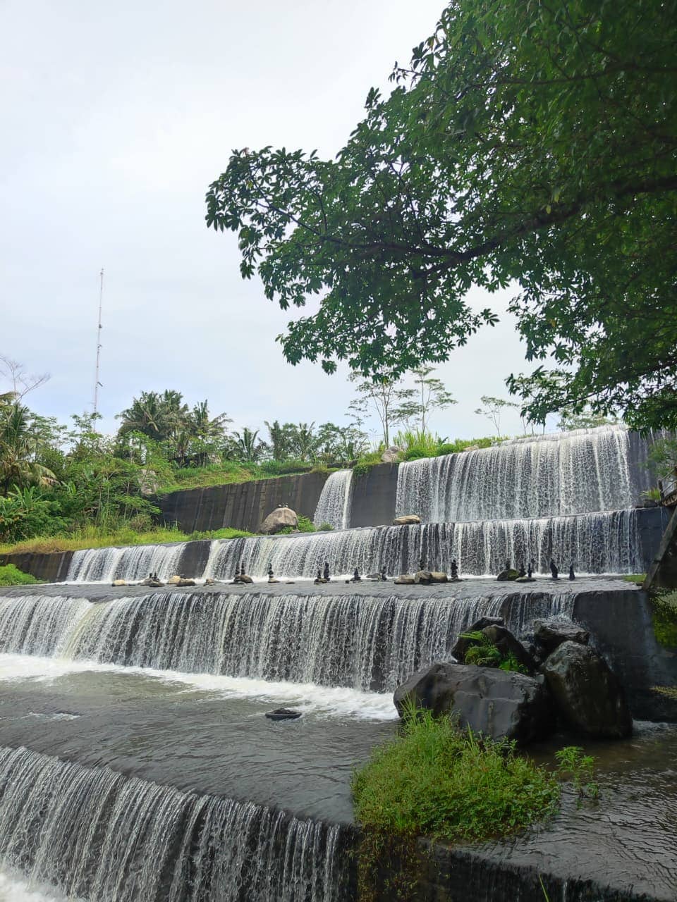 Watu Purbo, a Tiered Waterfall in Sleman Regency, Offers a Unique Nature Tourism Experience