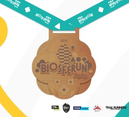 Serat Akan Makna, BiosfeRun 2025 Pamerkan Design Medalinya